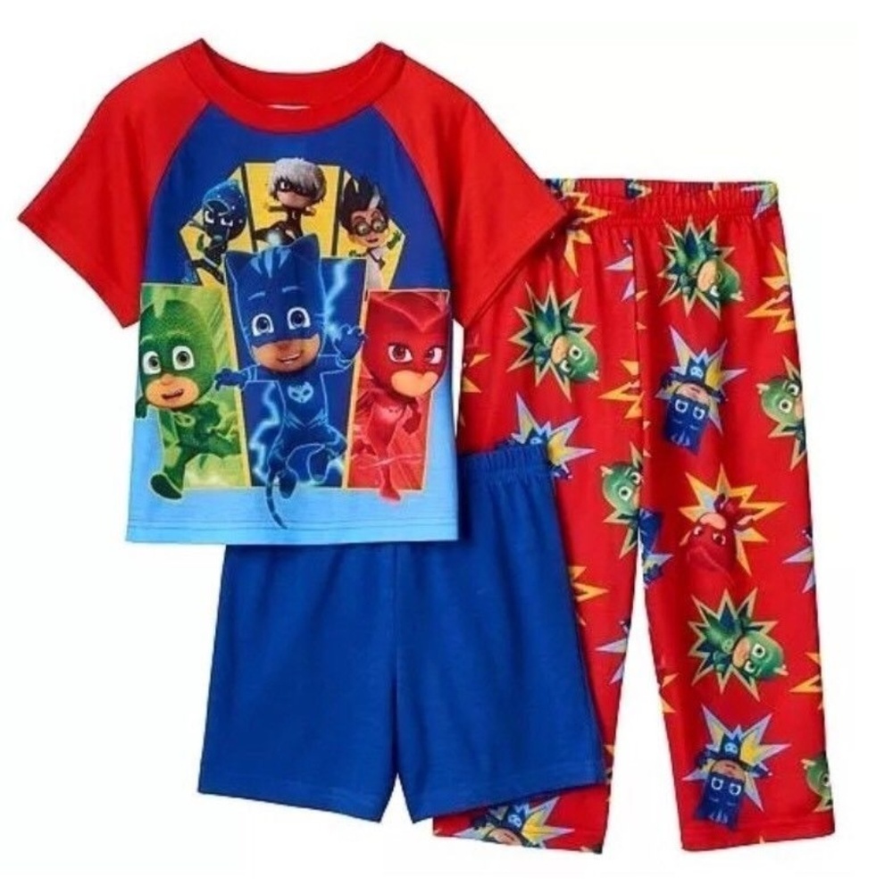 PJMASKS - 3 Piece Pajama Set (NWT)